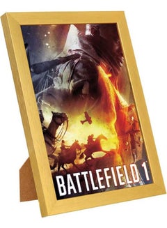 LOWHA Wall Art Battlefield 1 For Home Décor Multicolour 23x33cm  - Image 1