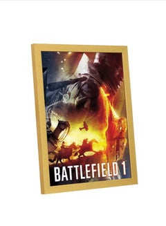LOWHA Wall Art Battlefield 1 For Home Décor Multicolour 23x33cm  - Image 4