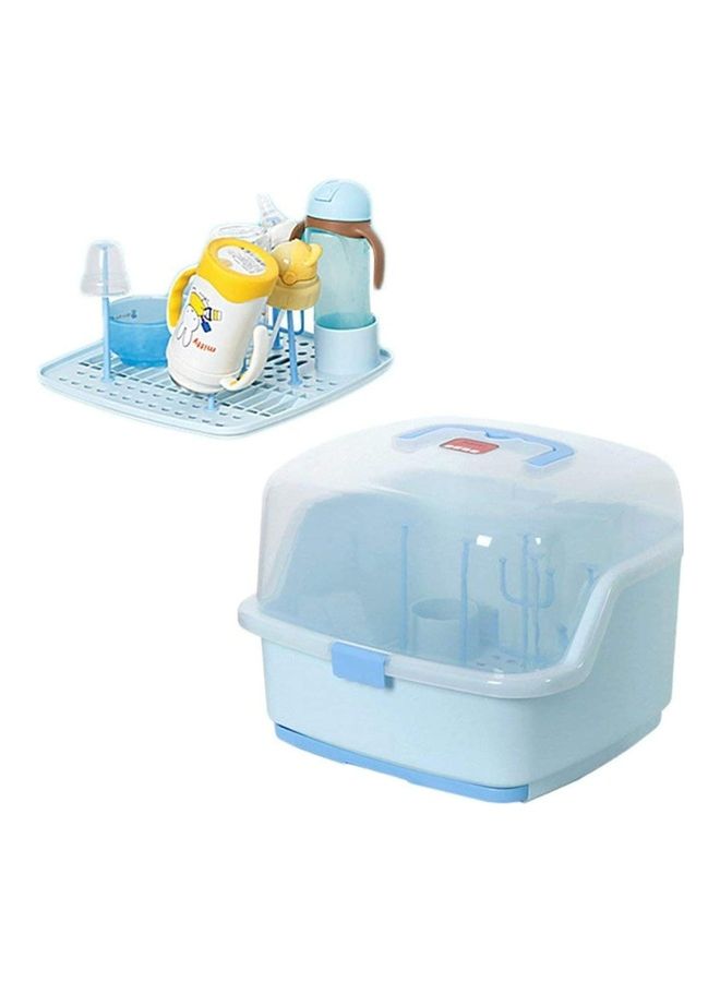AIWANTO Baby Bottle Drying Rack With Anti Dust Storage Box  - Image 1