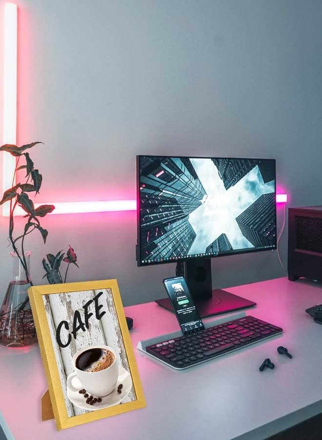 LOWHA Cafe Wall Art For Home Décor Multicolour 23x33cm - Image 2