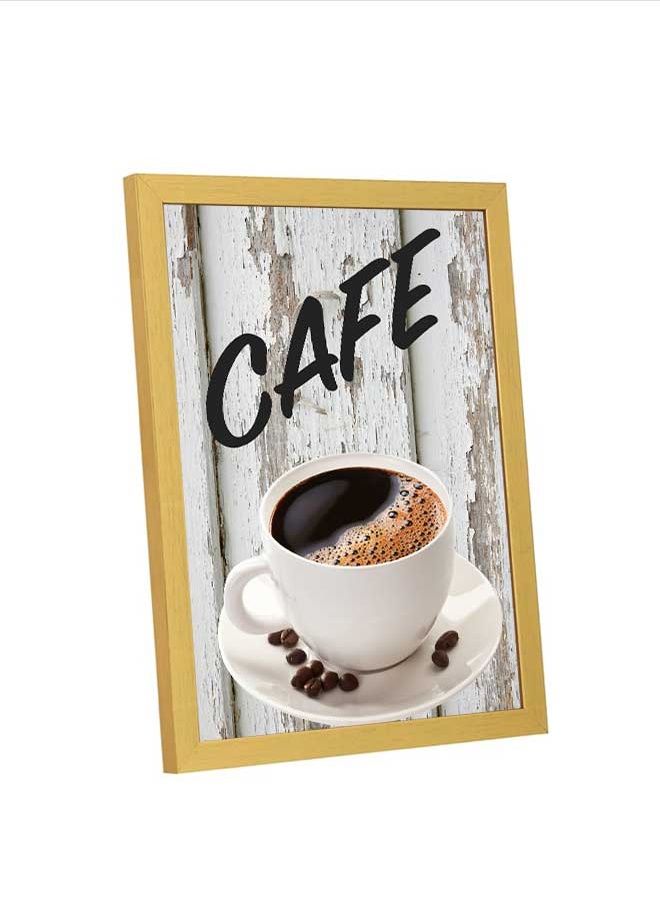 LOWHA Cafe Wall Art For Home Décor Multicolour 23x33cm - Image 4