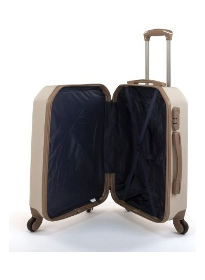 ليمرا مجموعة حقائب أمتعة بعجلات من 6 قطع بيج / الذهب - Image 2