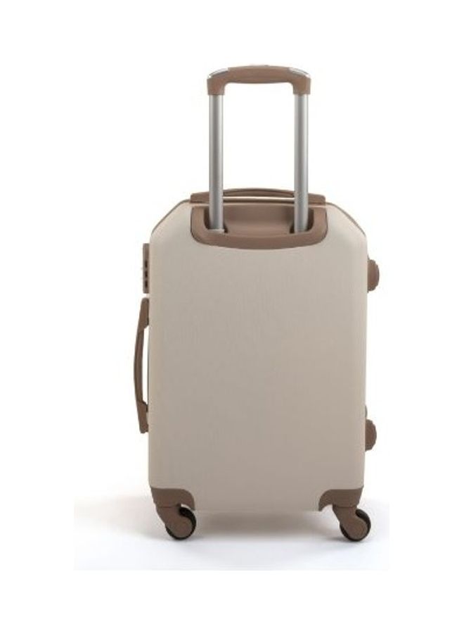 ليمرا مجموعة حقائب أمتعة بعجلات من 6 قطع بيج / الذهب - Image 3