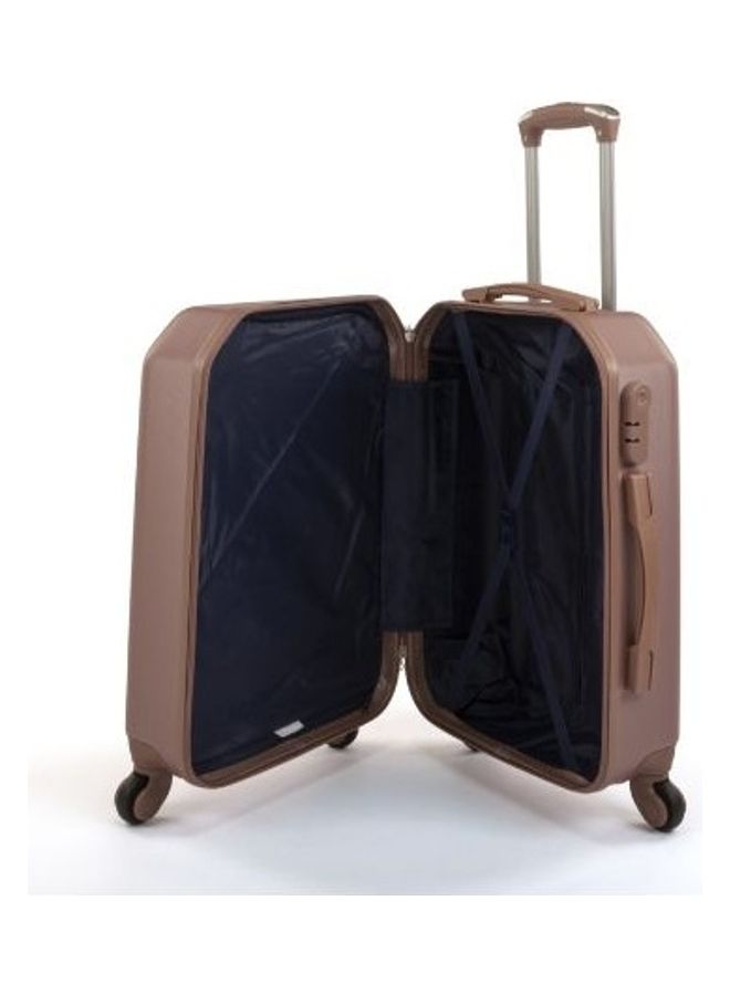 ليمرا مجموعة حقائب أمتعة بعجلات من 6 قطع ذهبي وردي - Image 2