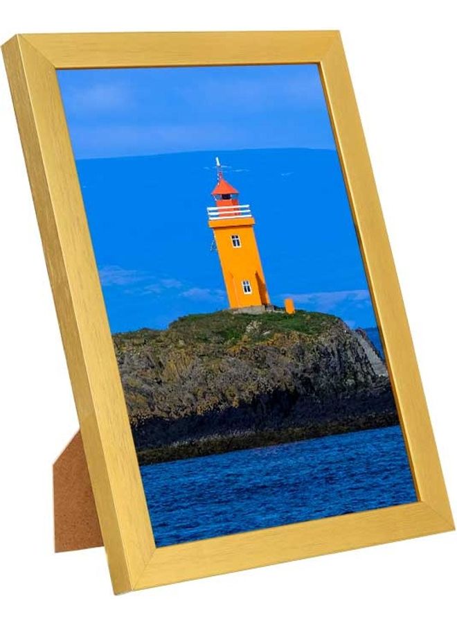 LOWHA Lighthouse Near Body Of Water Wall Art Multicolour 23x33cm - Image 1