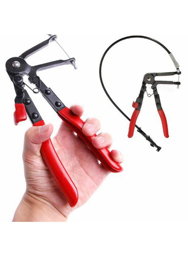 OUTAD - Hose Clamp Plier Car Water Pipe Repair Tool Black/Silver/Red - Image 1