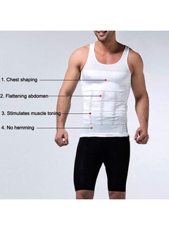 Cacosa Men's Body Shaper Slimming Shirt Tummy Vest Thermal Compression  Muscle Tank Top Base Layer Slim Shapewear, Black, XX-Large price in Saudi  Arabia,  Saudi Arabia