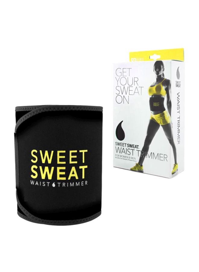 Sweet Sweat Sweet Sweat Waist Trimmer for Women and Men Black /yellow Medium M  - Image 3
