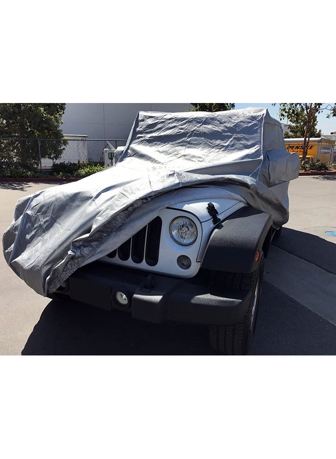 إي وورلد غطاء سيارة واق للحماية من الشمس والماء يناسب سيارة جيب ويرانجلر 2011-07 - Image 5