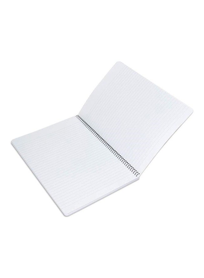 FIS 5-Piece A4 Burj Khalifa Printed Spiral Bounded Notebook, 70 Pages White/Blue/Pink - Image 5