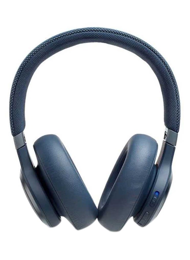 JBL - Live 650BTNC Wireless Over-Ear Headphones Blue - Image 1