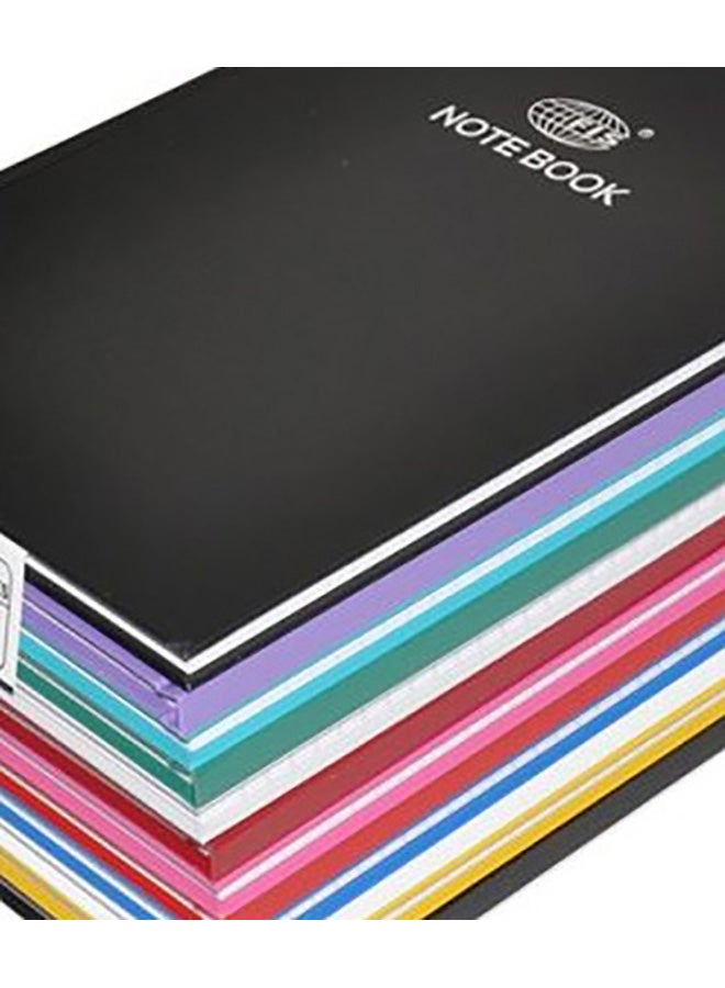 FIS 12-Piece A4 PP Cover Single Line Notebook Black/Yellow/Red - Image 5