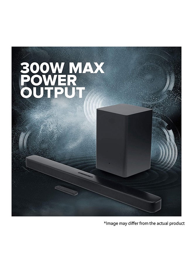 JBL - 2.1 Channel Soundbar With Wireless Subwoofer JB2.1DB Black - Image 1