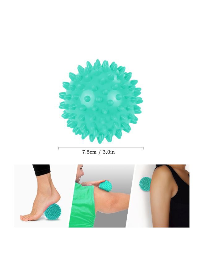 TOMSHOO 3-Piece Workout Exercise Bands With Spiky Massage Ball 23 x 8cm  - Image 5