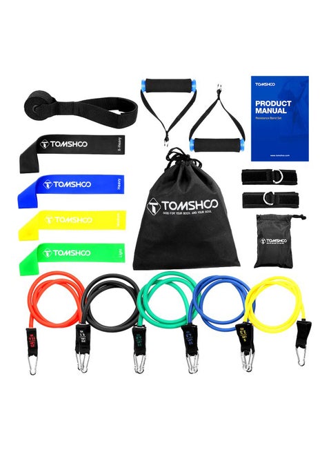 17-Piece Resistance Band Set 26x8x26cm