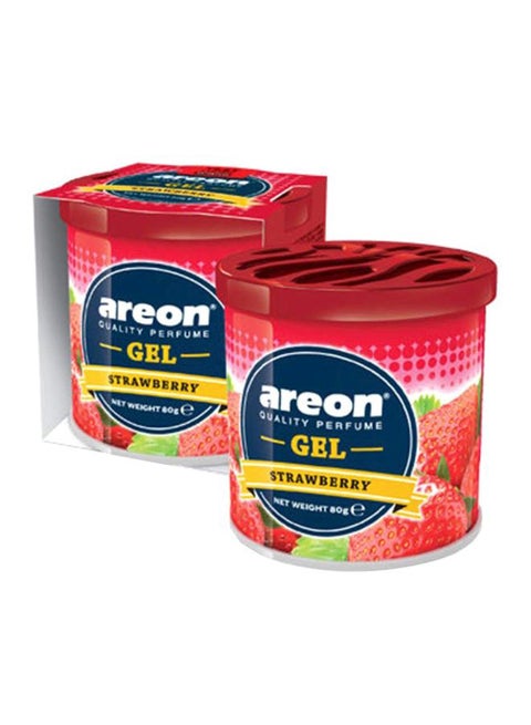 Gel Car Air Freshener - Strawberry