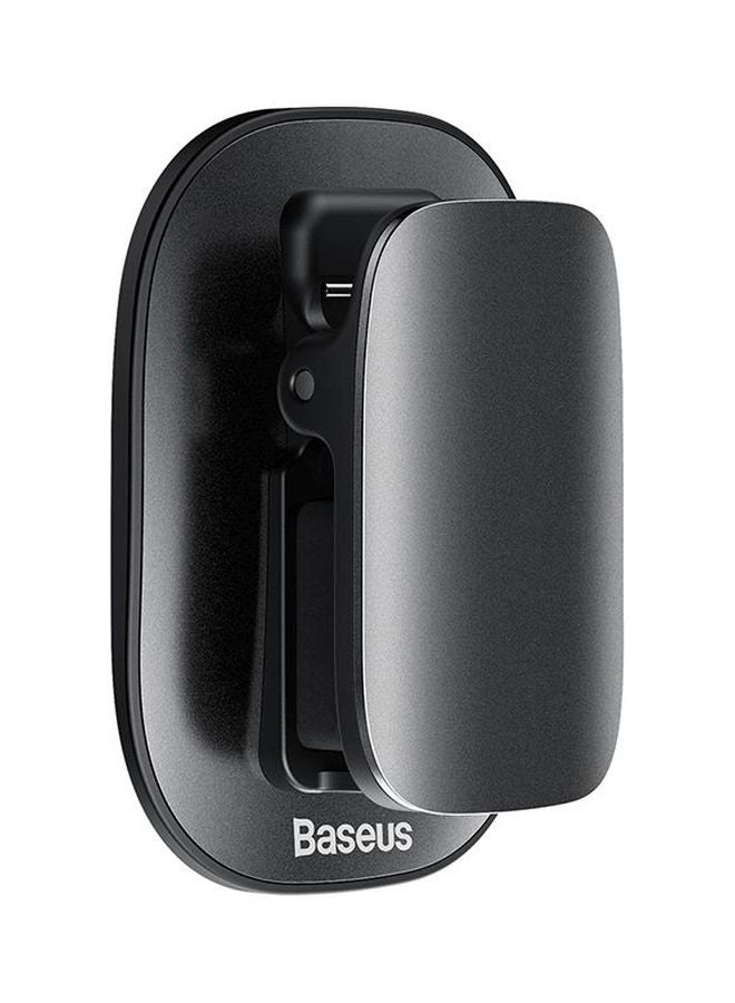 Baseus Car Sunglasses Spectacles Holder Mount Eyeglasses And Ticket Card Clip Eyewear Hanger For Car Sun Visor  - Image 1