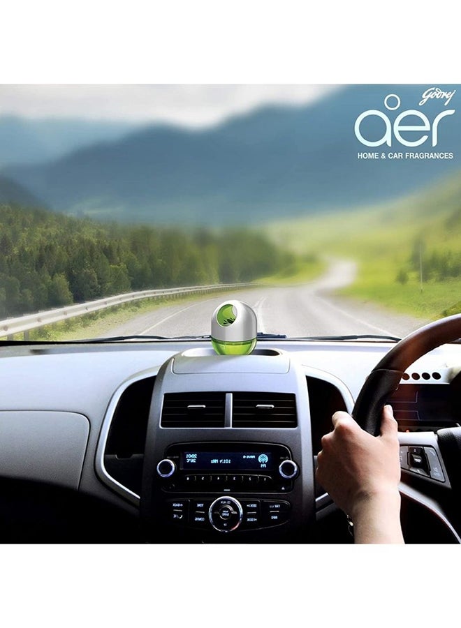 Godrej aer Twist Car Vent Air Freshener Fresh Lush Green 45g  - Image 5