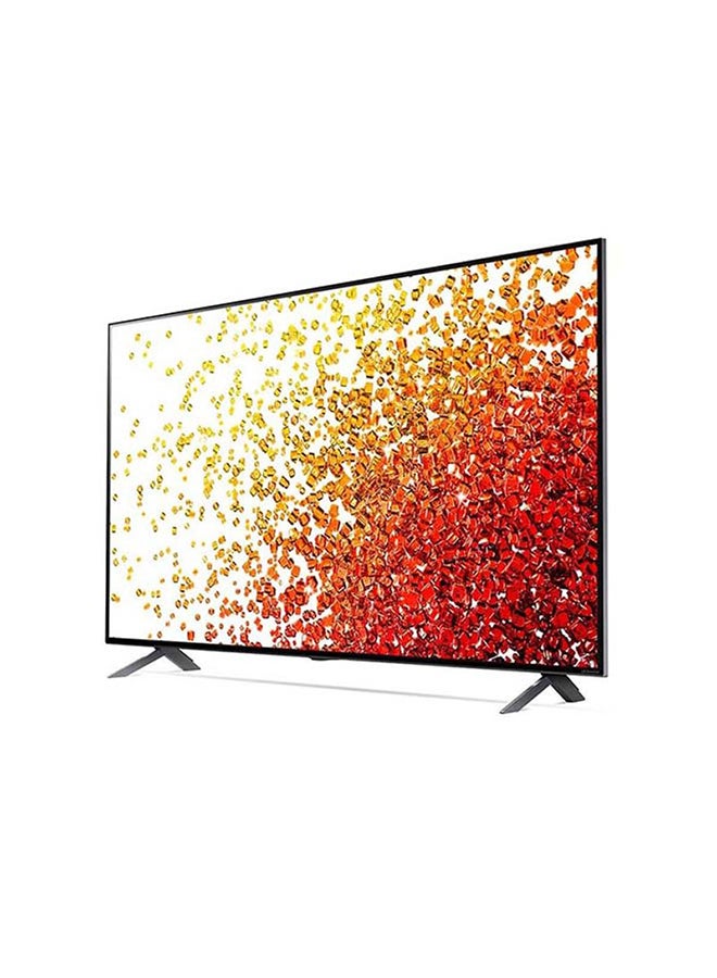 LG - 55 Inch 4K LED, NanoCell TV 55NANO90 Series Cinema Screen Design 4K Cinema HDR webOS Smart with ThinQ AI Full Array Dimming, with build -in receiver Model (2021) 55NANO90VPA-AMAG Black - Image 1