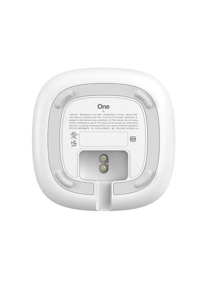 Sonos One SL - MicrophOne-Free Smart Speaker ONESLUK1 White ONESLUK1 White - Image 4