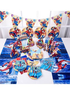 Generic 41-Piece Spider Man Party Supplies Tableware Set  - Image 4