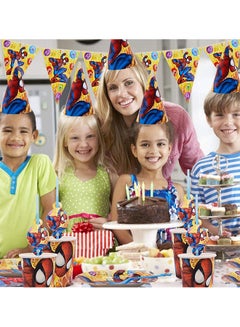 Generic 41-Piece Spider Man Party Supplies Tableware Set  - Image 5