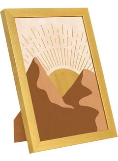 LOWHA Wooden Picture Frame Gold 23 x 33cm  - Image 1