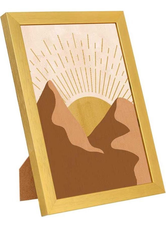 LOWHA - Wooden Picture Frame Gold 23 x 33cm - Image 1