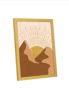 LOWHA Wooden Picture Frame Gold 23 x 33cm  - Image 4