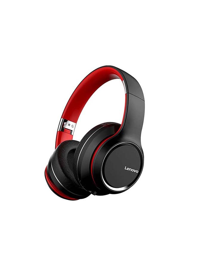 Lenovo HD200 BT Over-Ear Headphone Black/Red  - Image 1