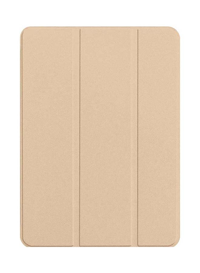 مارجون غطاء حماية ذكي من الجلد مصمم بحامل قابل للطي لجهاز آي باد برو مقاس 11 بوصة (2020) من الجيل الثاني ذهبي - Image 2