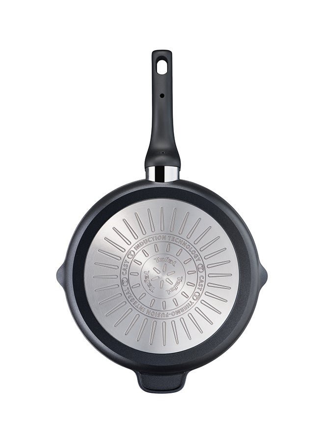 Tefal - Cast Aluminum G6 Unlimited Round Grill Pan With Pouring Edges Black - Image 1