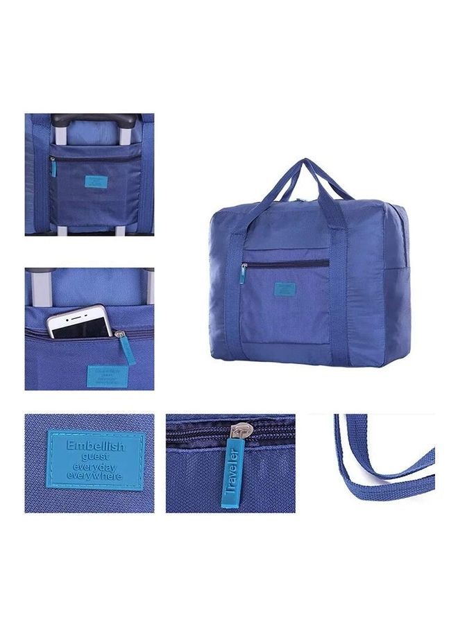ZENHOME Waterproof Folding Travel Duffel Bag Blue - Image 2