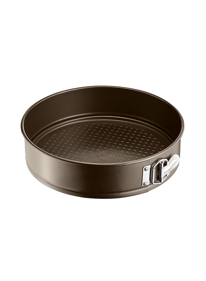 Tefal TEFAL Baking Mold | Easy Grip Springform 23cm | Brown | Removable Belt | Carbon Steel | Non-Stick Coating | Easy unmolding | Easy Cleaning | 2 Years Warranty | J1626145