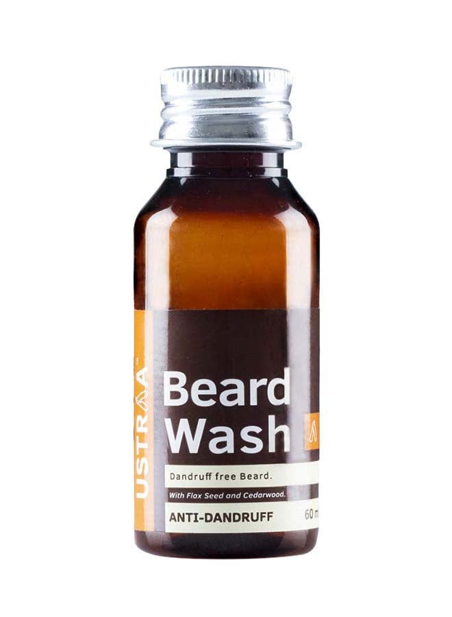 Ustraa - Anti-Dandruff Beard Wash For Men Brown 60ml - Image 1