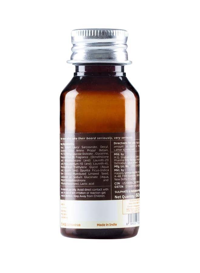 Ustraa - Anti-Dandruff Beard Wash For Men Brown 60ml - Image 1