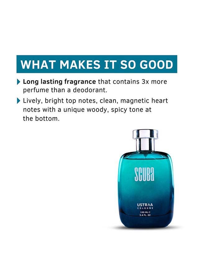 Scuba Cologne For Men 100ml - v1633933142/N43419716A_4