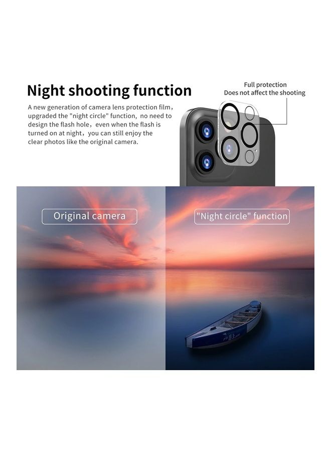 Techshare - Glass Camera Lens Protector For Apple Iphone 13 Pro Max Clear - Image 1
