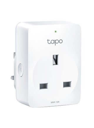 Tapo P100 Mini Smart Wi-Fi Socket, UK Plug, Wireless Smart Socket, Remote Control Timer Switch, Away Mode, Easy Setup and Use, Works with Alexa & Google White - v1633936542/N40971028A_1