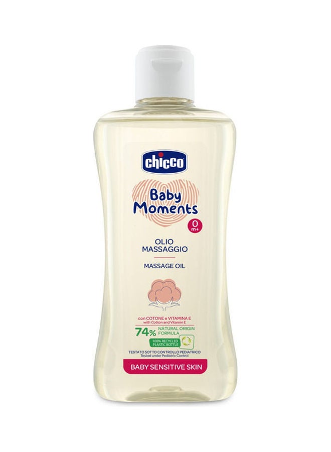 Chicco Baby Moments Massage Oil For Sensitive Skin 