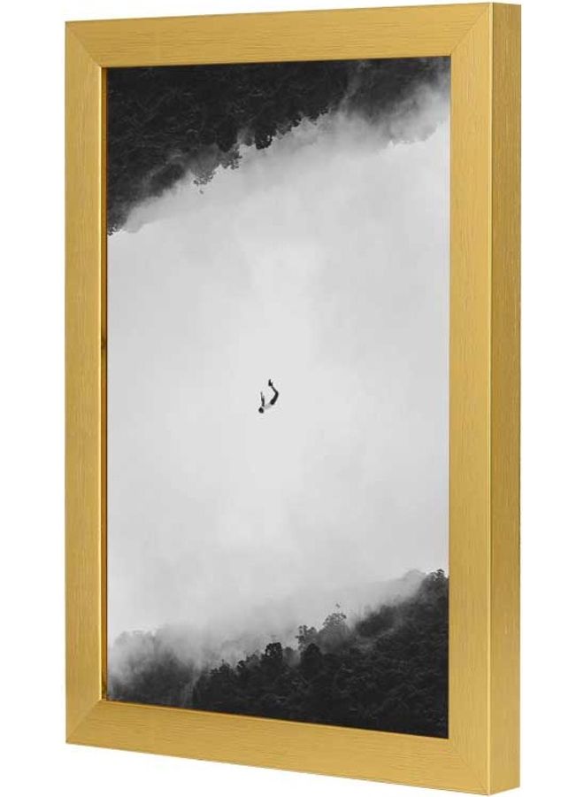 لوحة فنية من القماش الوردي متعدد الألوان 23x33سم - Image 3