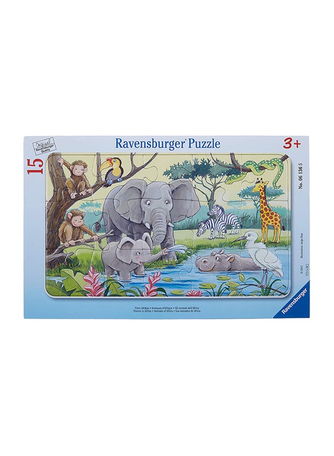 رافنسبورغر لعبة أحجية تركيب الصور بتصميم حيوانات أفريقية - Image 1