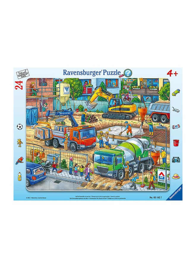 أحجية تركيب موقع البناء