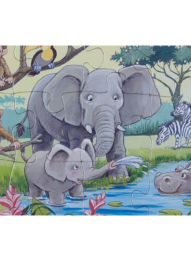 رافنسبورغر لعبة أحجية تركيب الصور بتصميم حيوانات أفريقية - Image 2