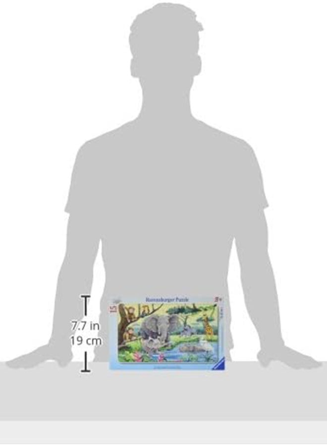 رافنسبورغر لعبة أحجية تركيب الصور بتصميم حيوانات أفريقية - Image 5