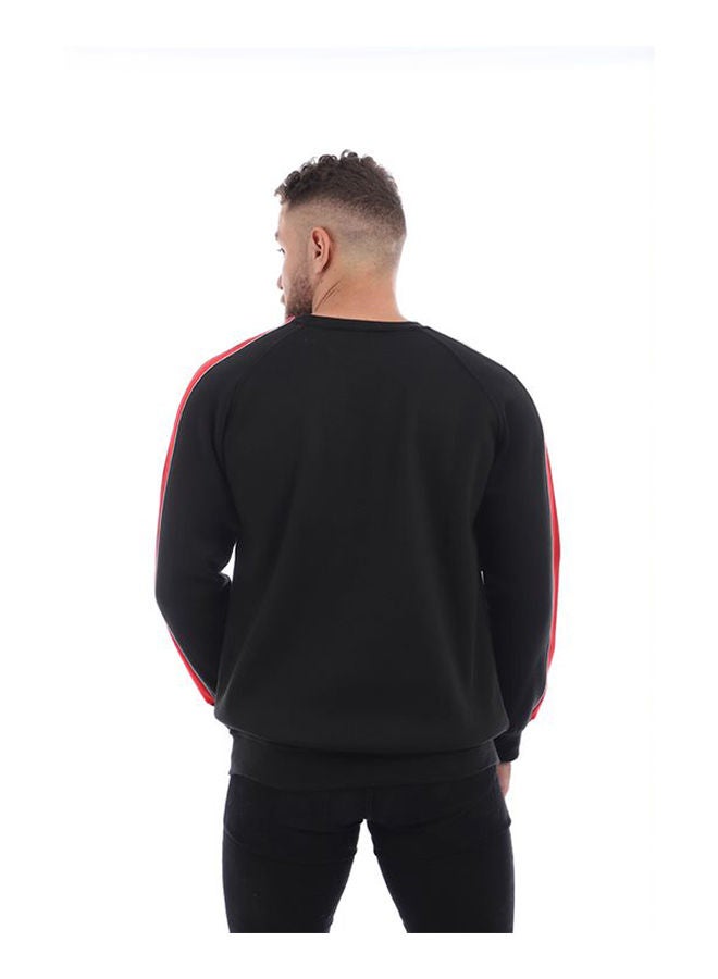 Caesar - Plain Basic Hooded Neck Hoodie Black - Image 1
