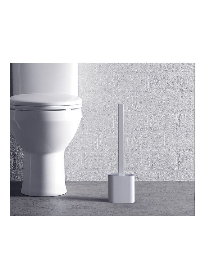 Creative Wall Hanging Toilet Brush Set White 9.8x4.3x36.5cm - Image 2