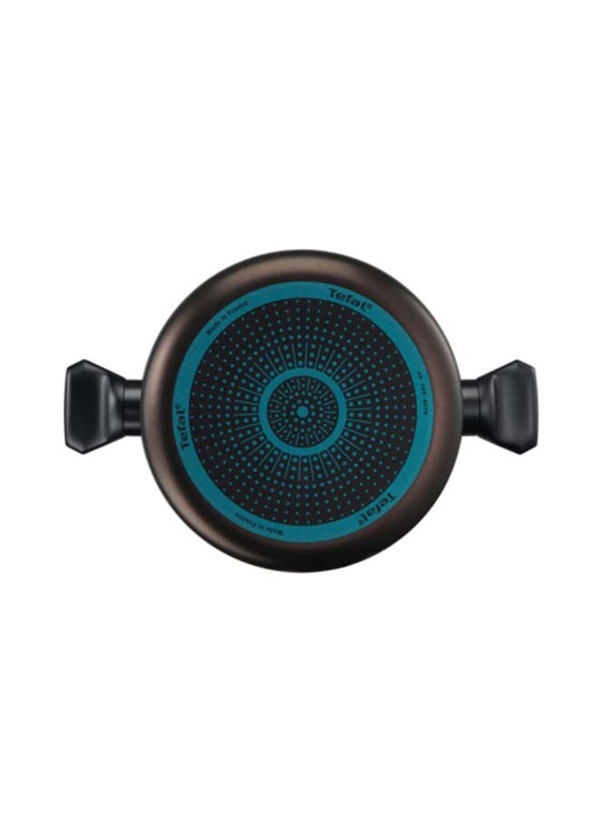 Tefal Aluminium Non Stick G6 Easy Cook N Clean Stewpot With Glass Lid Black 24cm - Image 4