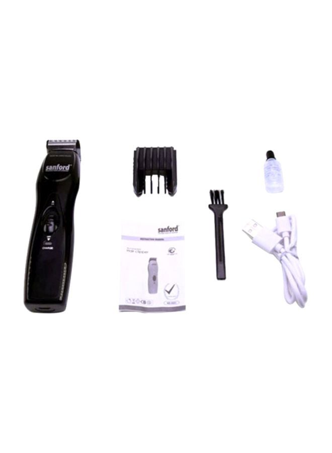 Sanford - Rechargeable Hair Clipper Black/White/Brown - Image 1