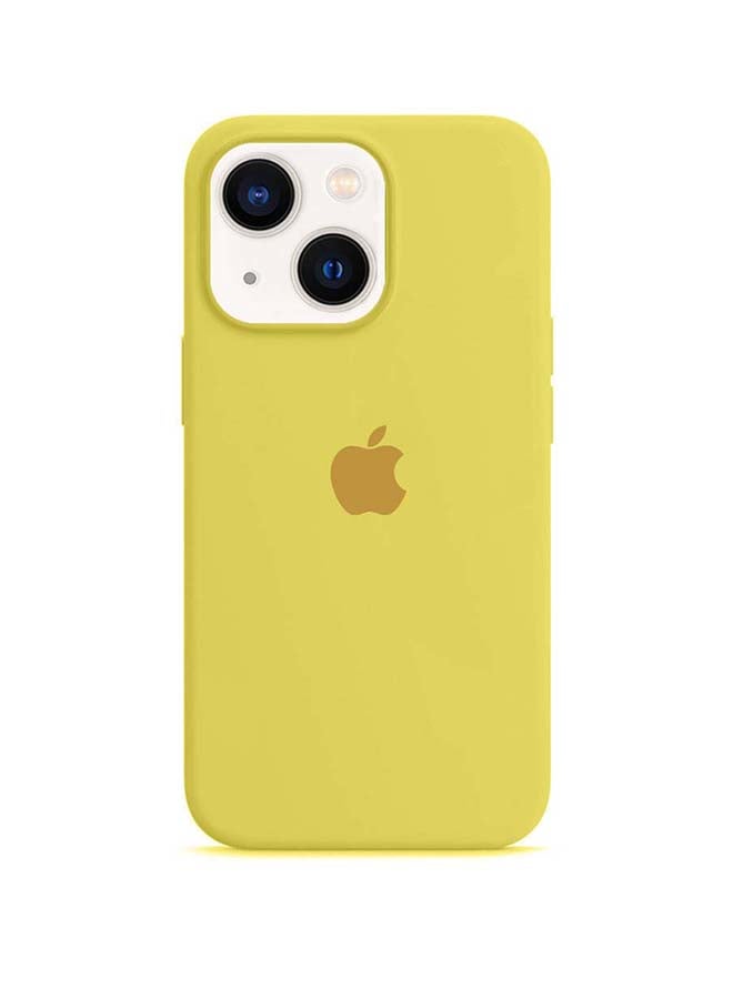 MARGOUN - Silicone Case Cover for iPhone 13 6.1 inch Yellow - Image 1